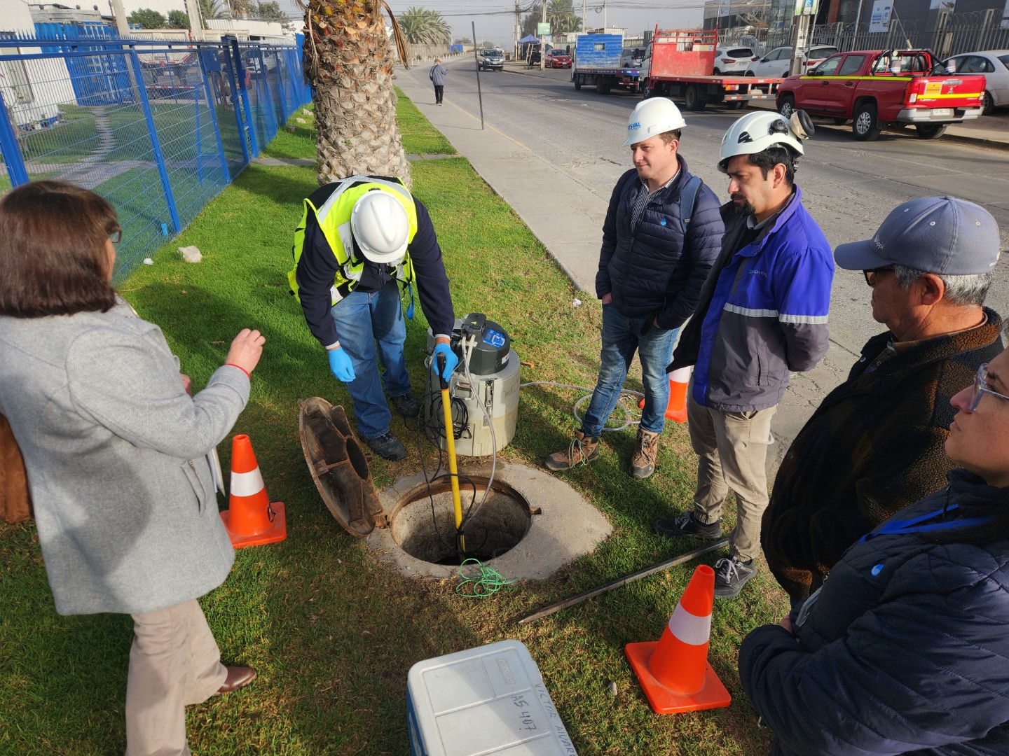 Aguas del Valle monitorea y fiscaliza con procedimientos diarios los establecimientos del Barrio Industrial de Coquimbo