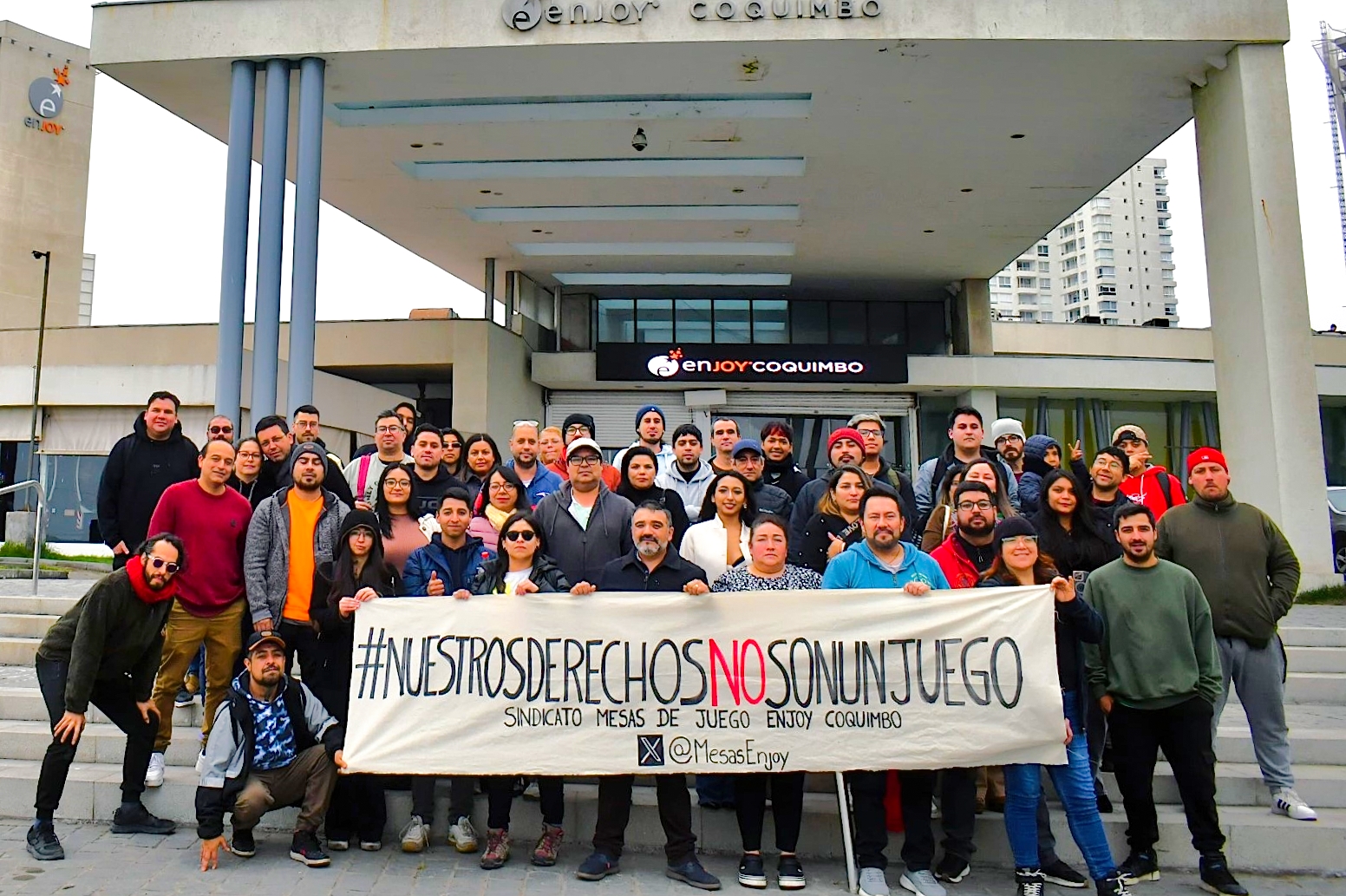 Sindicato de Mesas de Juego Enjoy Coquimbo Logra Cerrar Exitosamente Negociación Colectiva