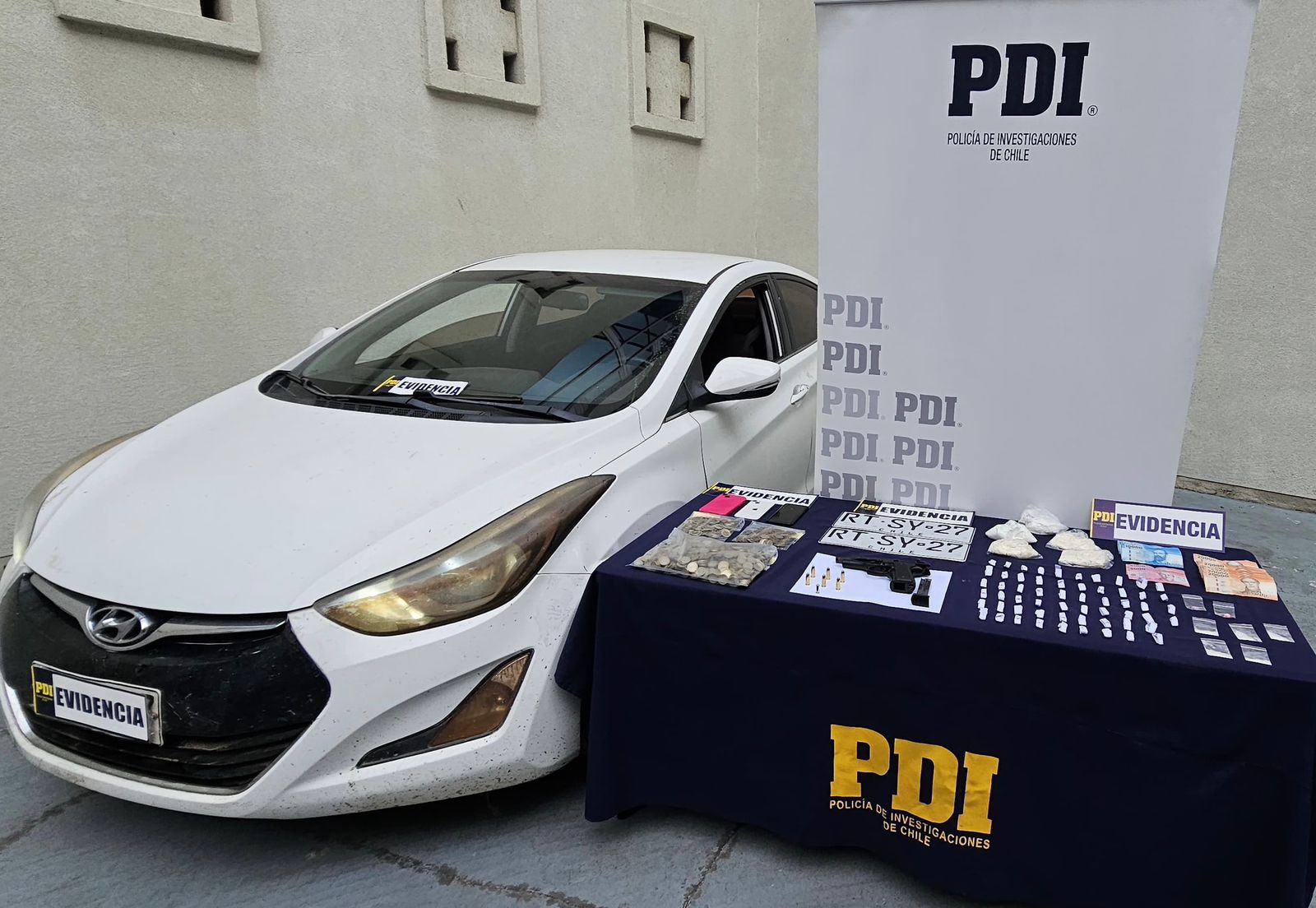 PDI desarticula banda criminal vinculada a delitos violentos y tráfico de drogas sintéticas en Andacollo