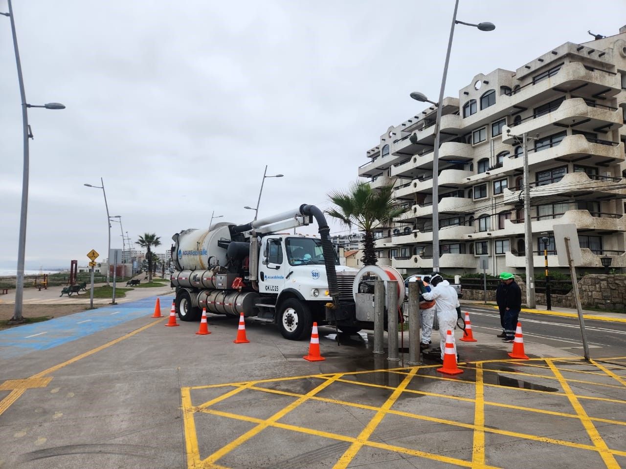 Por nuevo sistema frontal, equipos de Aguas del Valle se encuentran en alerta preventiva